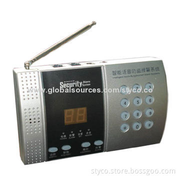 Telephone burglar alarm system, built-in rechargeable battery, work with mainstream alarm software